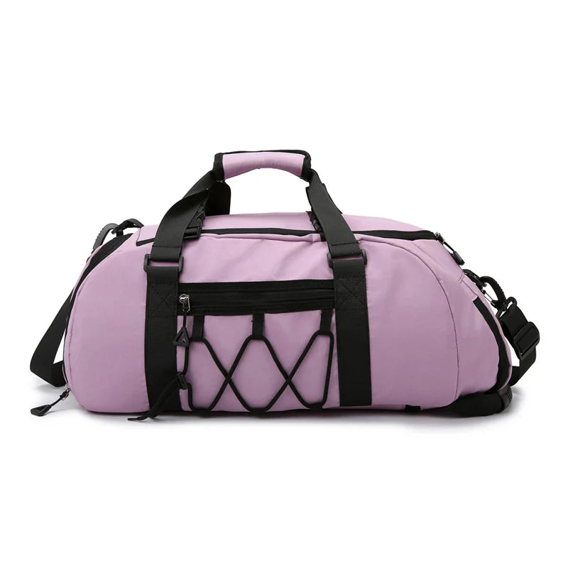 Gym Duffel Bag Tear Resistant Fabric Multiple Pockets