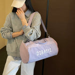 Gym Duffel Bag Tear-Resistant Multiple Pockets Padded Adjustable Strap