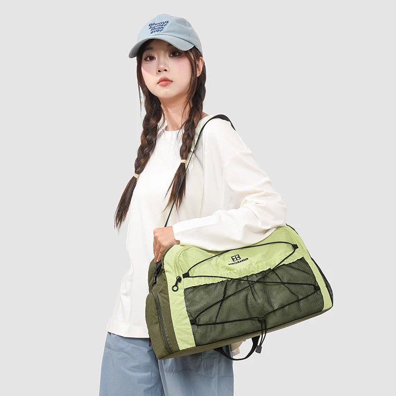 Gym Duffel Bag Tear-Resistant Spacious Multiple Pockets