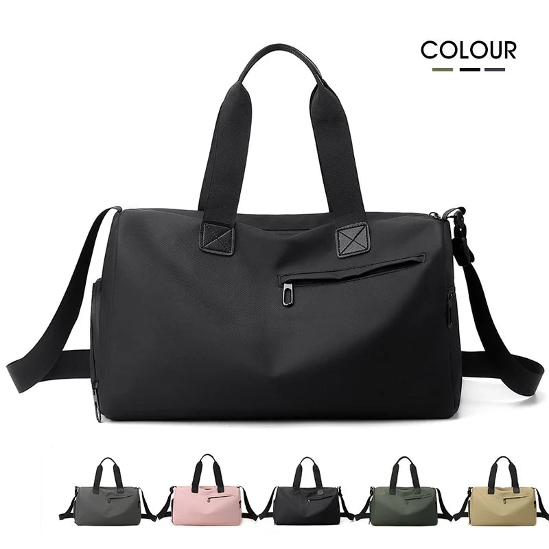 Gym Duffel Bag Water-Resistant 35L & Multiple Pockets