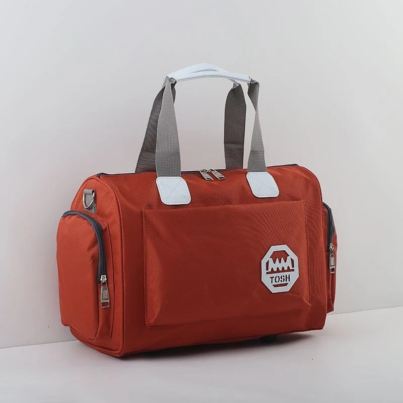 Gym Duffel Bag Water-Resistant Multi-Pocket Padded & Adjustable Strap