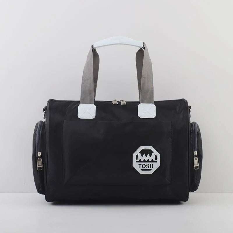 Gym Duffel Bag Water-Resistant Multi-Pocket Padded & Adjustable Strap