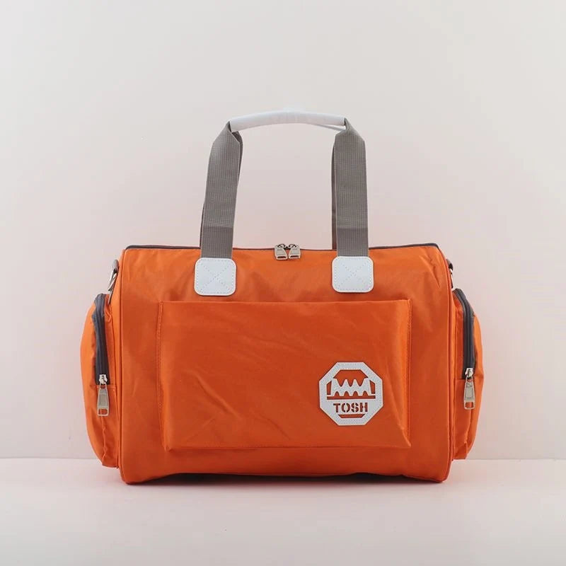 Gym Duffel Bag Water-Resistant Multi-Pocket Padded & Adjustable Strap