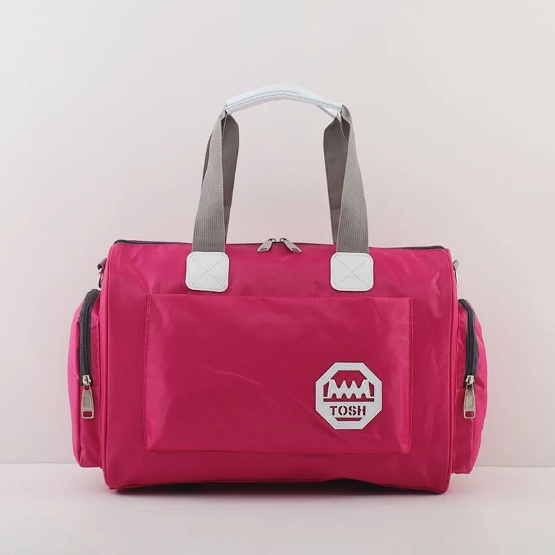 Gym Duffel Bag Water-Resistant Multi-Pocket Padded & Adjustable Strap