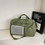 Gym Duffel Bag Water-Resistant Multi-Pocket Padded Strap