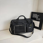 Gym Duffel Bag Water-Resistant Multi-Pocket Padded Strap