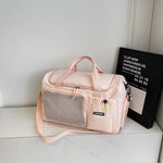 Gym Duffel Bag Water-Resistant Multi-Pocket Padded Strap