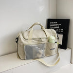 Gym Duffel Bag Water-Resistant Multi-Pocket Padded Strap