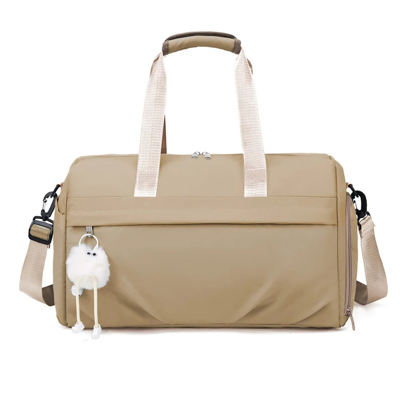 Gym Duffel Bag Water-Resistant Multiple Compartments Adjustable Shoulder Strap