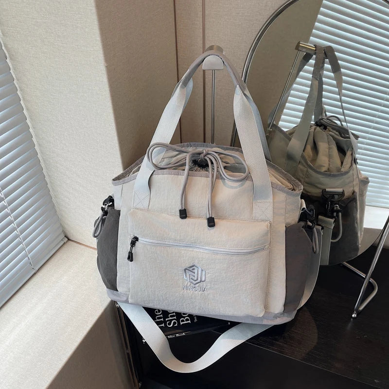 Gym Duffel Bag Water-Resistant Multiple Compartments & Padded Straps