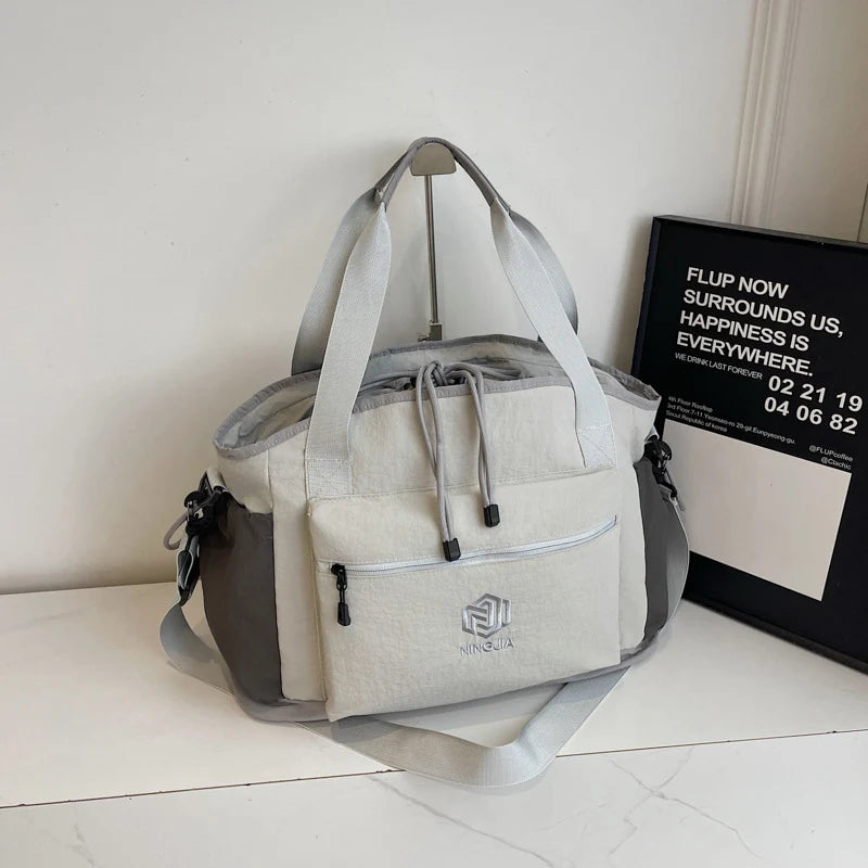 Gym Duffel Bag Water-Resistant Multiple Compartments & Padded Straps