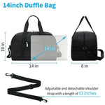 Gym Duffel Bag Water-Resistant Multiple Pockets & Adjustable Strap