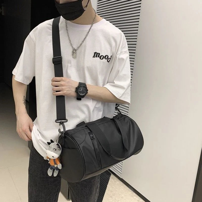 Gym Duffel Bag Water-Resistant Multiple Pockets & Detachable Strap