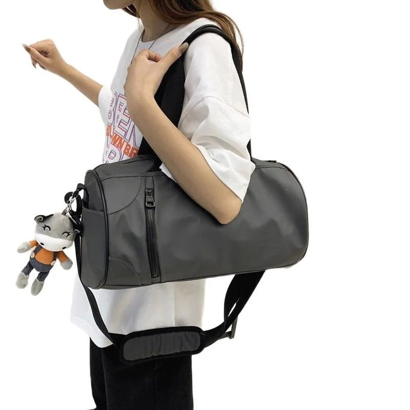 Gym Duffel Bag Water-Resistant Multiple Pockets & Detachable Strap