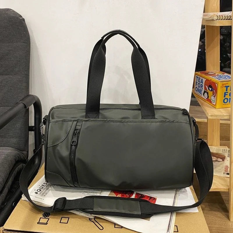 Gym Duffel Bag Water-Resistant Multiple Pockets & Detachable Strap