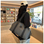Gym Duffel Bag Water-Resistant Multiple Pockets & Padded Strap