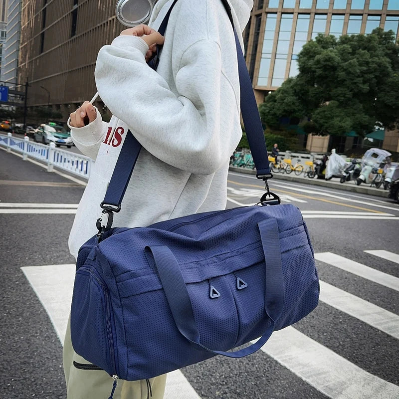 Gym Duffel Bag Water-Resistant Spacious Multiple Pockets