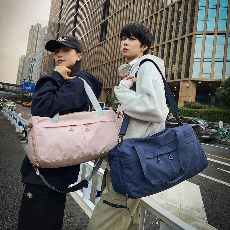 Gym Duffel Bag Water-Resistant Spacious Multiple Pockets