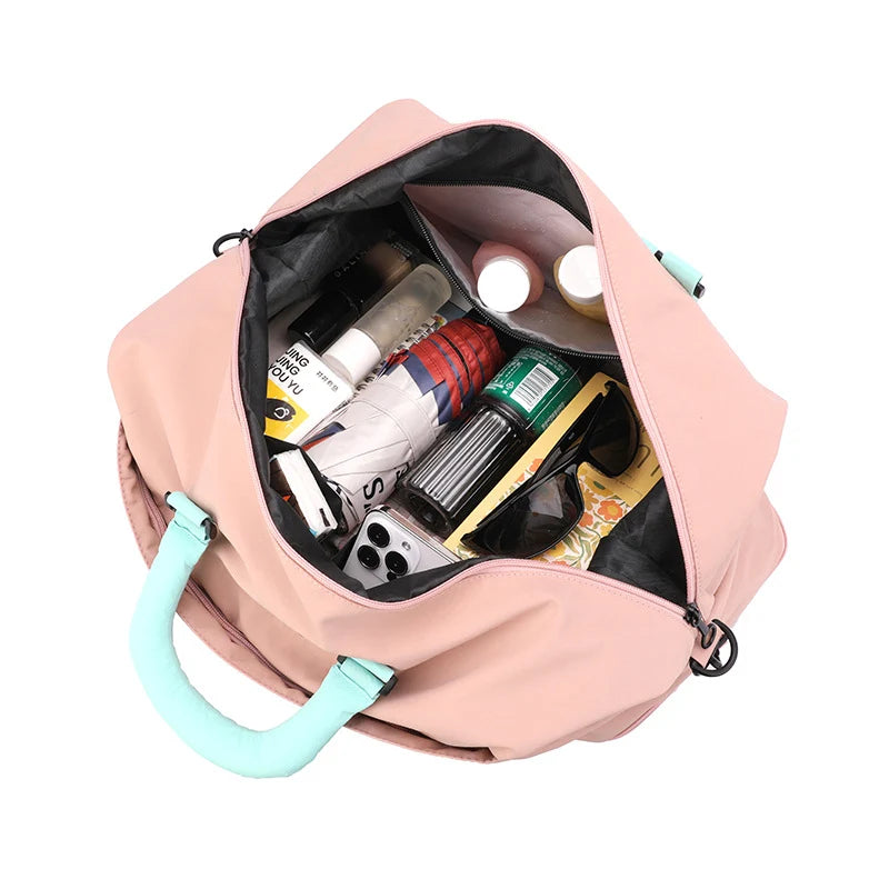 Gym Duffel Bag Water-Resistant Spacious Multiple Pockets