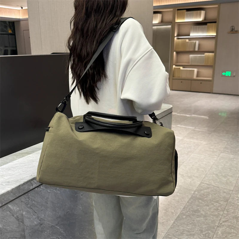 Gym Duffle Bag Large Capacity Multiple Pockets & Adjustable Strap