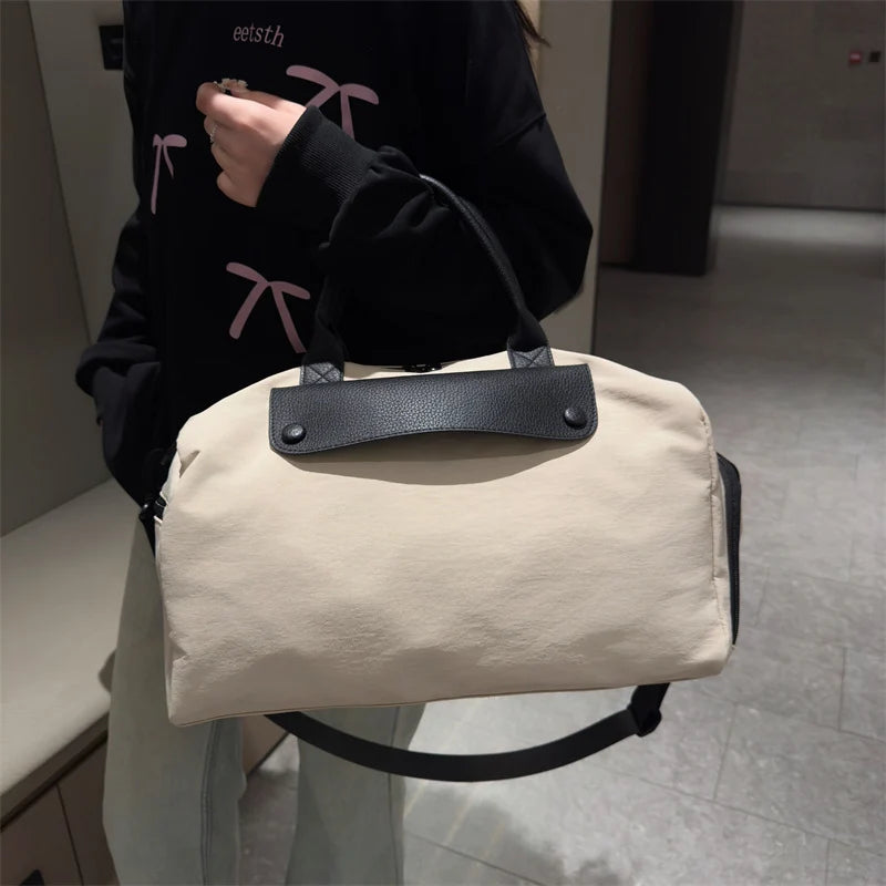 Gym Duffle Bag Large Capacity Multiple Pockets & Adjustable Strap