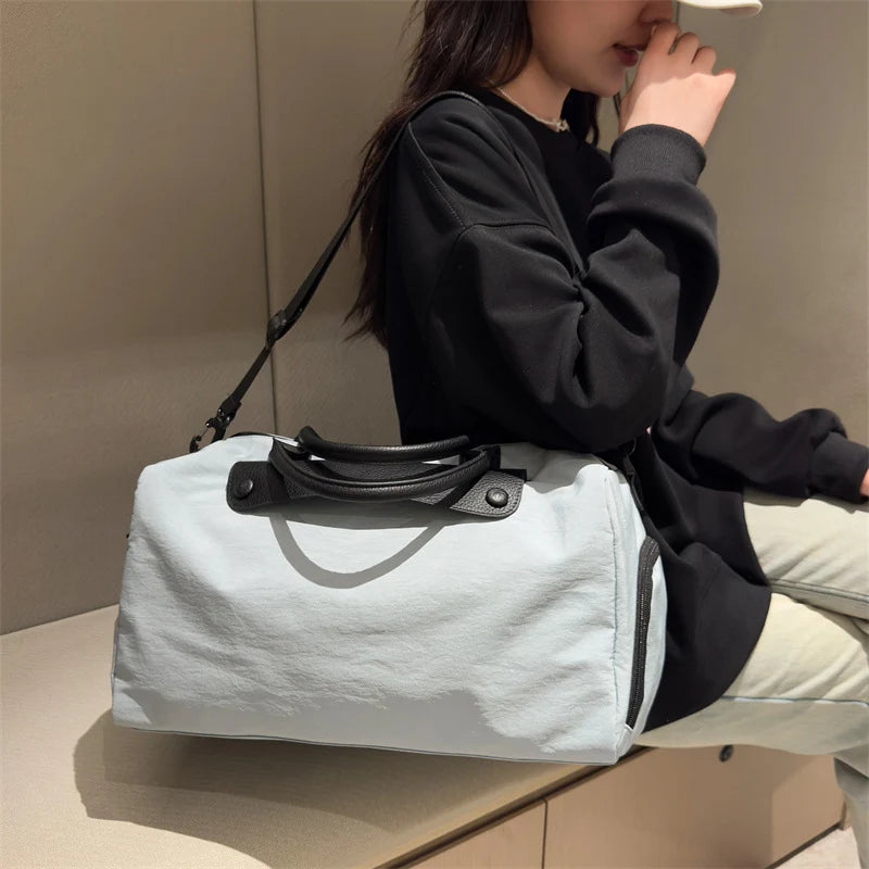 Gym Duffle Bag Large Capacity Multiple Pockets & Adjustable Strap