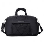 Gym Duffle Bag Large Capacity Shoe Compartment Weather-Resistant Fabric