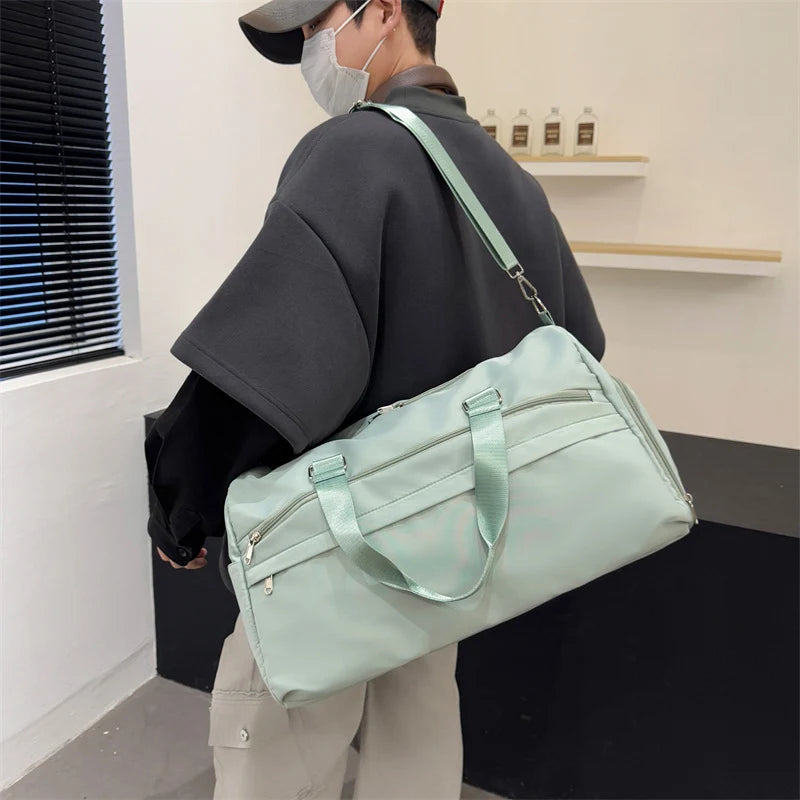 Gym Duffle Bag Spacious Main Compartment Multiple Pockets