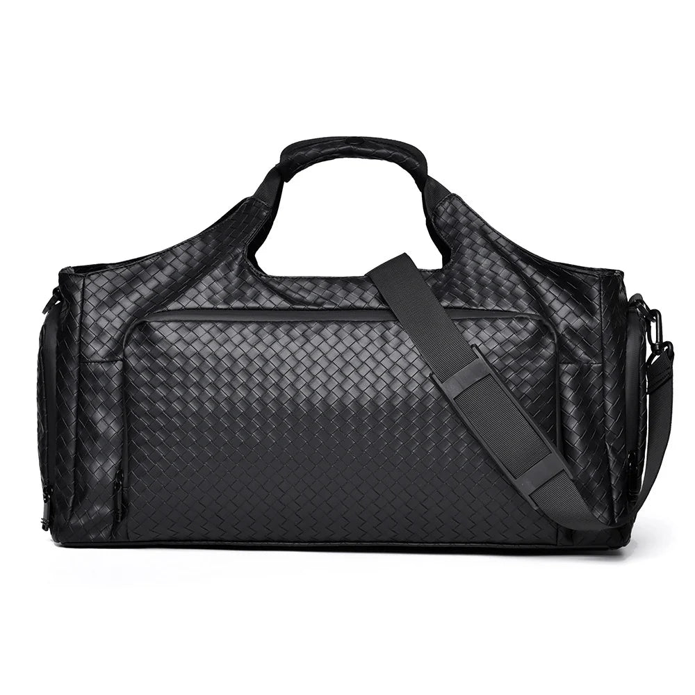 Gym Duffle Bag Spacious Multiple Pockets & Padded Shoulder Strap