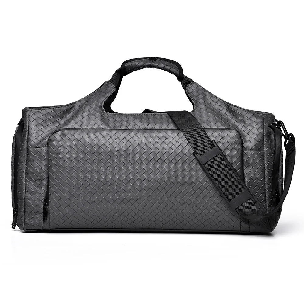 Gym Duffle Bag Spacious Multiple Pockets & Padded Shoulder Strap