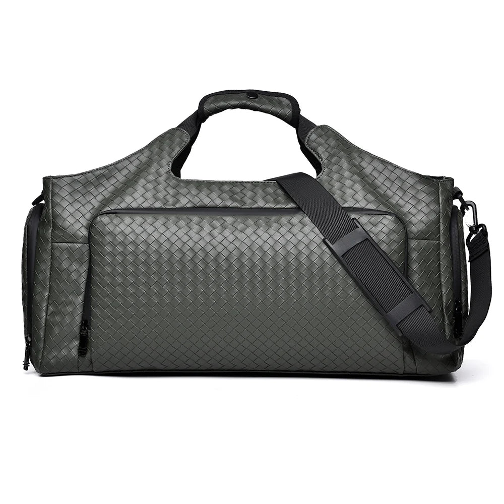 Gym Duffle Bag Spacious Multiple Pockets & Padded Shoulder Strap