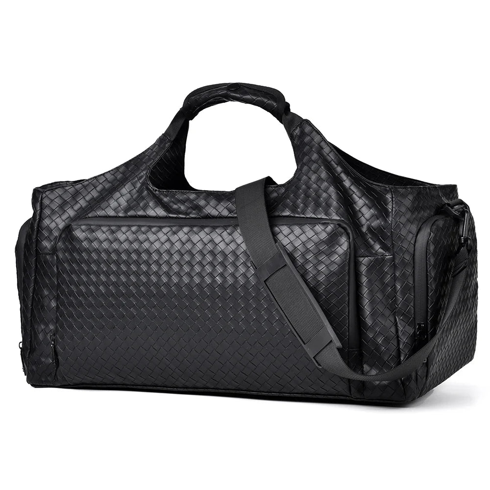 Gym Duffle Bag Spacious Multiple Pockets & Padded Shoulder Strap