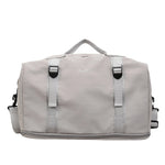 Gym Duffle Bag Spacious Wear-Resistant Fabric Multiple Pockets