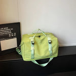 Gym Duffle Bag Spacious Wear-Resistant Fabric Multiple Pockets