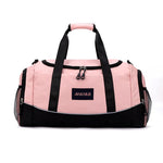 Gym Duffle Bag Tear-Resistant Fabric Multiple Zipped Pockets