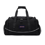 Gym Duffle Bag Tear-Resistant Fabric Multiple Zipped Pockets