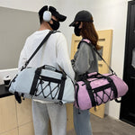 Gym Duffle Bag Tear-Resistant Spacious Dual Handles & Adjustable Strap