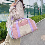 Gym Duffle Bag Water-Resistant Adjustable Strap & Soft Handles