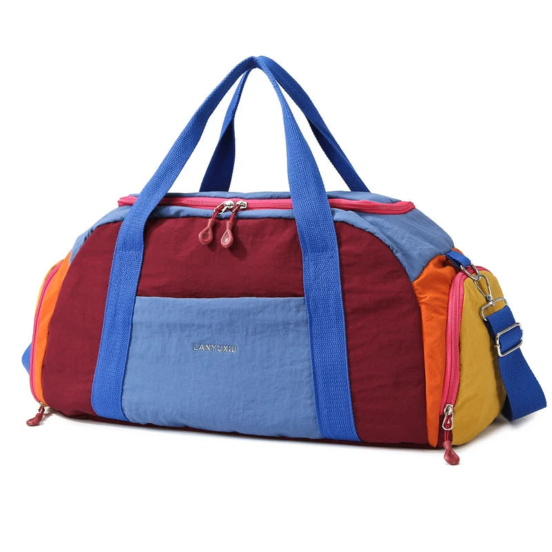 Gym Duffle Bag Water-Resistant Adjustable Strap & Soft Handles