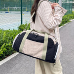 Gym Duffle Bag Water-Resistant Adjustable Strap & Soft Handles