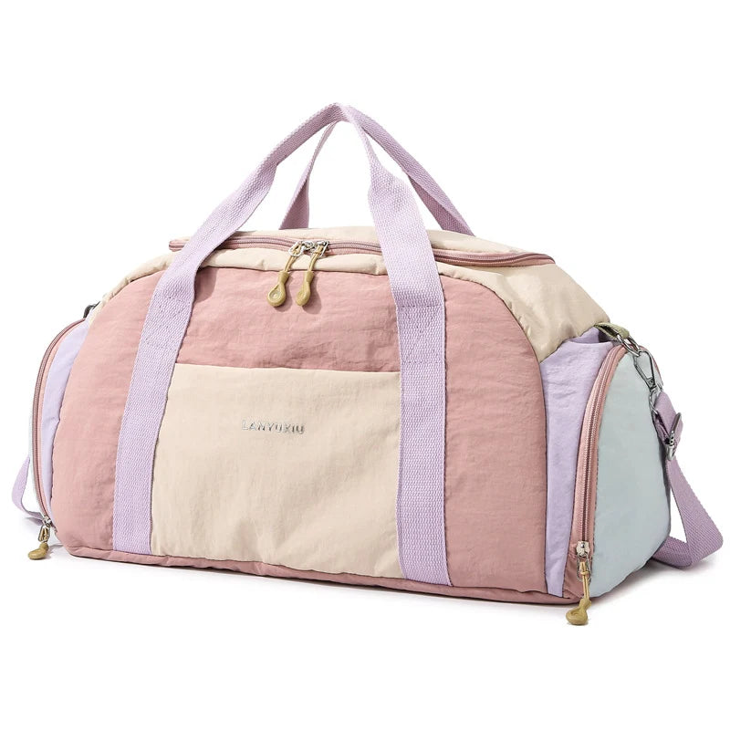 Gym Duffle Bag Water-Resistant Adjustable Strap & Soft Handles
