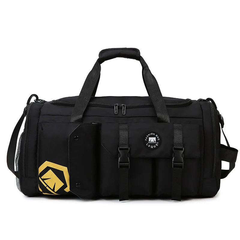 Gym Duffle Bag Water-Resistant Multiple Compartments & Adjustable Strap