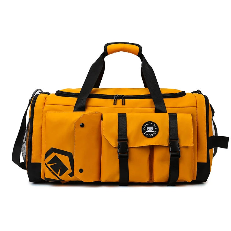 Gym Duffle Bag Water-Resistant Multiple Compartments & Adjustable Strap