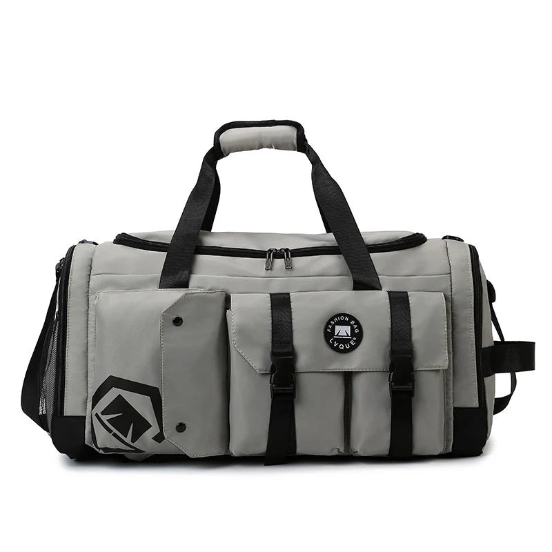 Gym Duffle Bag Water-Resistant Multiple Compartments & Adjustable Strap