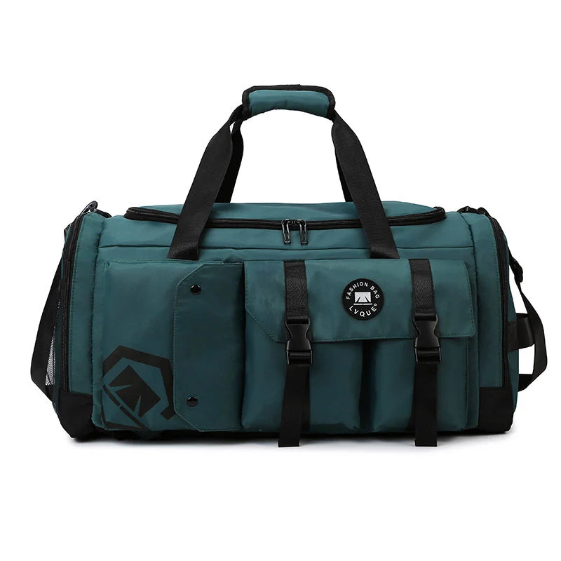 Gym Duffle Bag Water-Resistant Multiple Compartments & Adjustable Strap