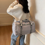 Gym Duffle Bag Water-Resistant Multiple Compartments & Detachable Strap