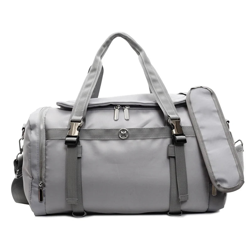 Gym Duffle Bag Water-Resistant Multiple Compartments & Detachable Strap