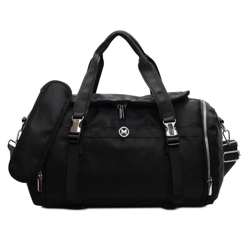 Gym Duffle Bag Water-Resistant Multiple Compartments & Detachable Strap