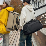 Gym Duffle Bag Water-Resistant Multiple Pockets Adjustable Shoulder Strap