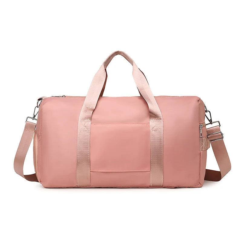 Gym Duffle Bag Water-Resistant Multiple Pockets & Adjustable Strap